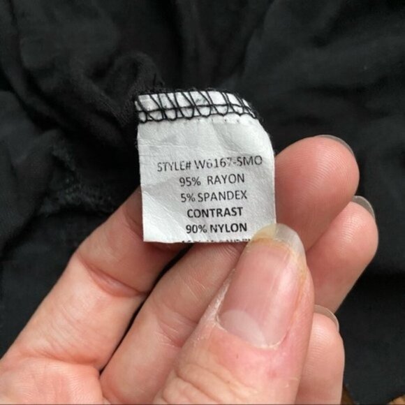 Womens XL dress / long shirt black Loveappella - Picture 5 of 7